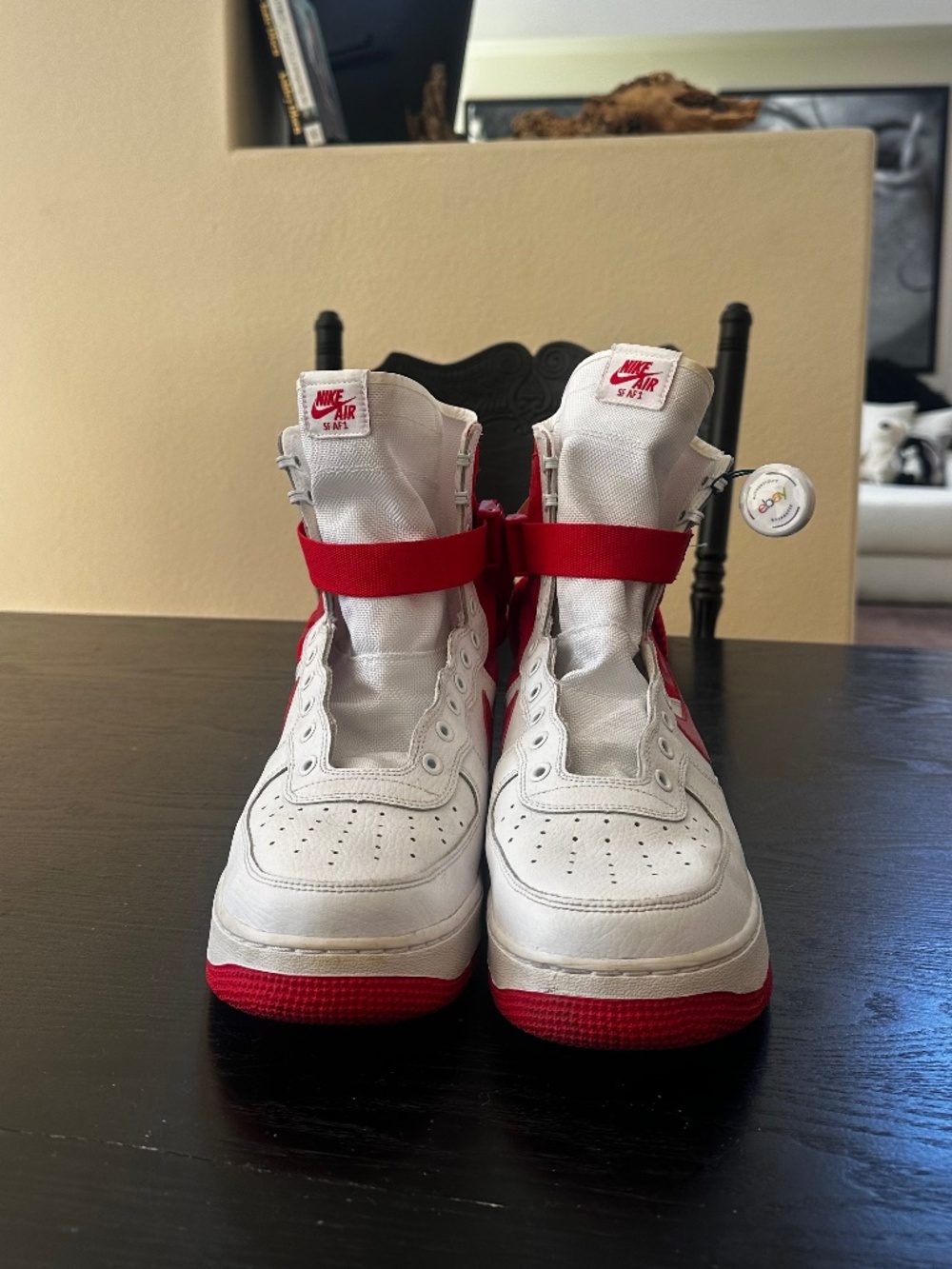 Nike SF Air Force 1 High University Red Size 13 AR1955-100 2018 New Without Box